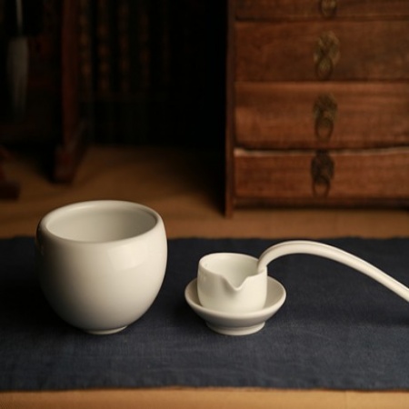 东方玉瓷茶碗泡组